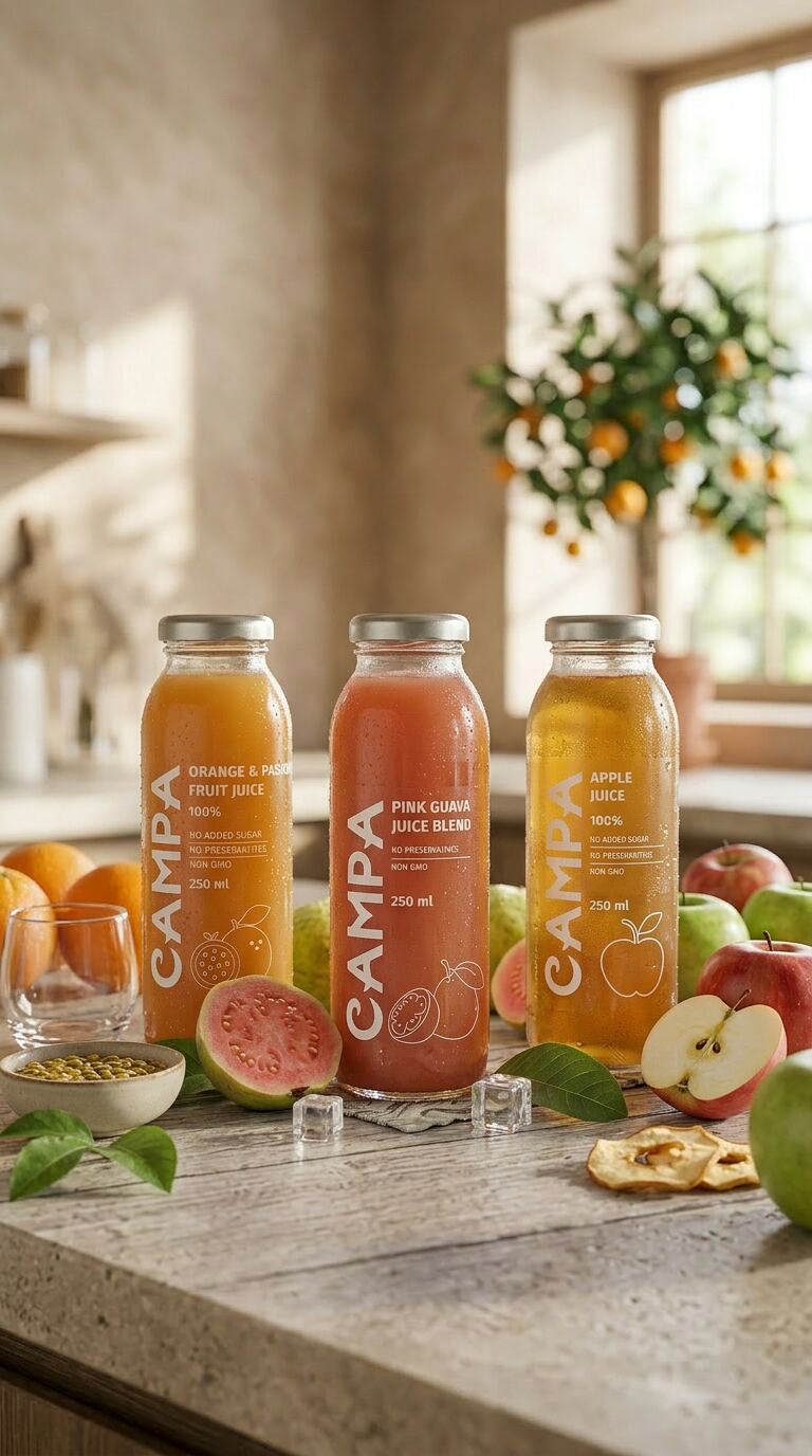 AI beverage product campaign